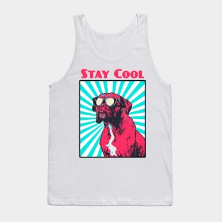 Boxer Dog Stay Cool Design Tank Top